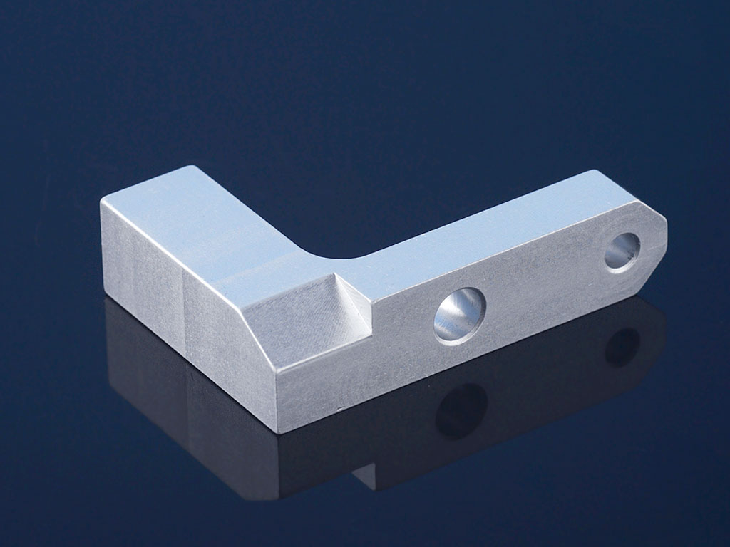 Lever L 50 x 34 mm, vibration polished, aluminium alloy